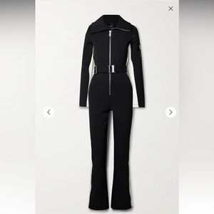 Cordova striped ski suit